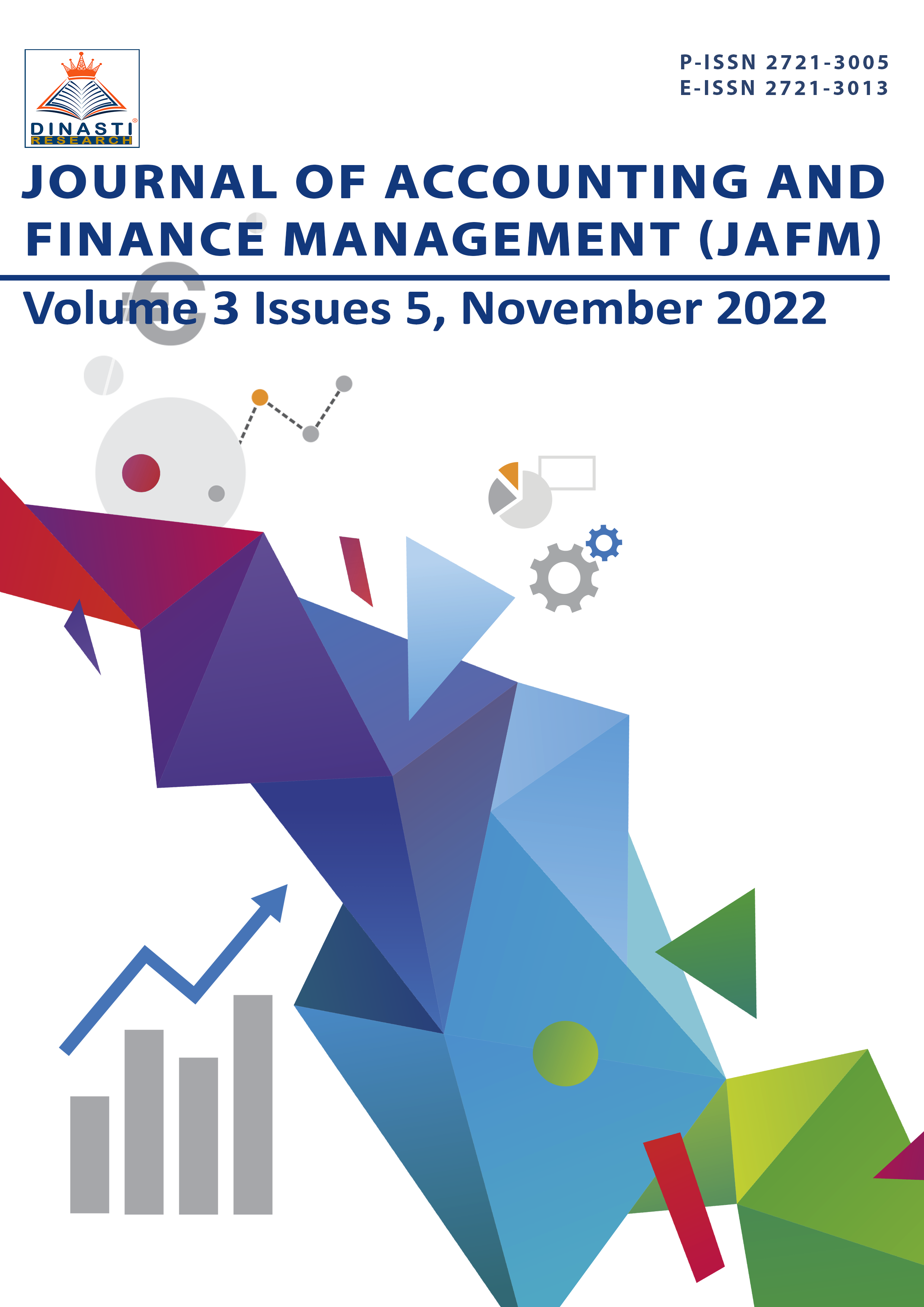 					View Vol. 3 No. 5 (2022): Journal of Accounting and Finance Management (November-December 2022)
				